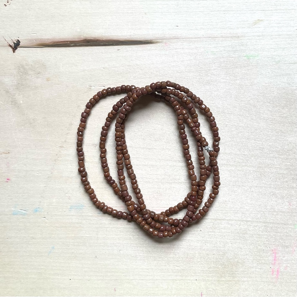 HANDMADE GLASS NECKLACE | Vintage Glass Bead Readymade Necklace in Hull